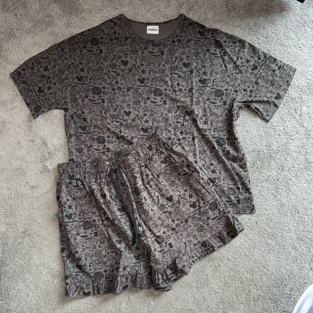Made with magic Disney inspired shorts and top new in bag. Never worn.